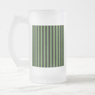 Garden Fence Frosted Glass Beer Mug