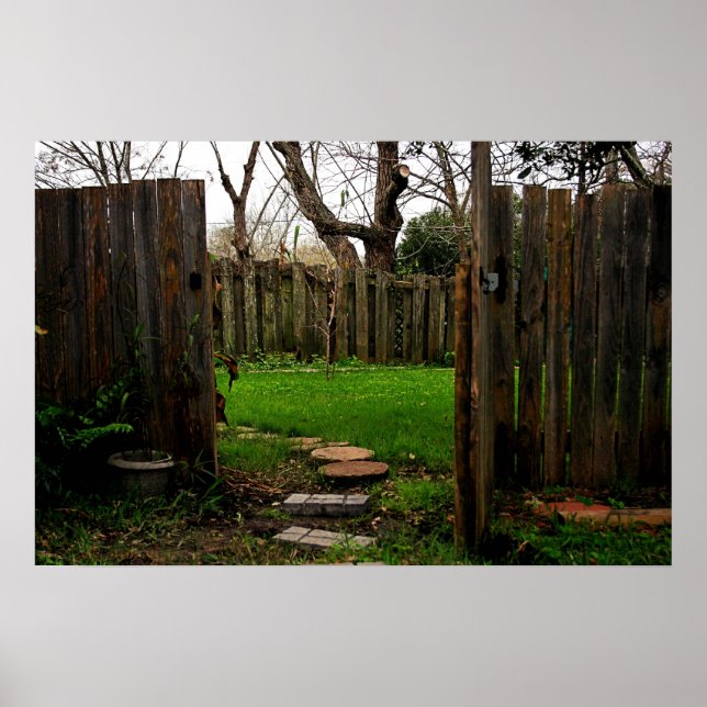Garden Fence Poster (Front)
