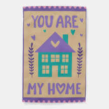 Garden Flags , Home Sweet Home , Lovers 