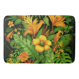 Garden Floral Flower Plant Green Nature Bath Mat