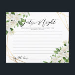 GARDEN FLORAL GREENERY Date Night Idea Card Game<br><div class="desc">GARDEN FLORAL GREENERY Date Night Idea Card Game.</div>