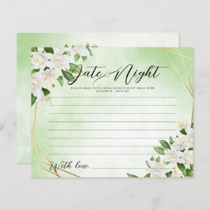 GARDEN FLORAL GREENERY Date Night Idea Card Game