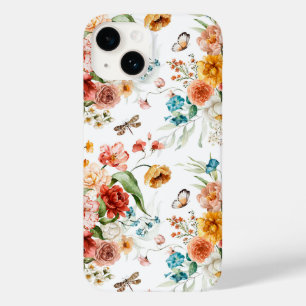 Garden Floral Pattern Case-Mate iPhone 14 Case