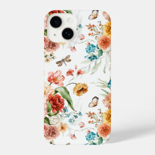 Garden Floral Pattern iPhone 14 Case