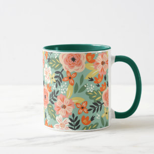 Garden Floral Pattern Mug