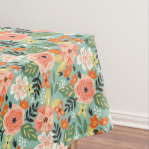 Garden Floral Pattern Tablecloth
