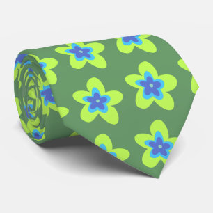 Garden Floral Tropical Two-sided Printed Tie