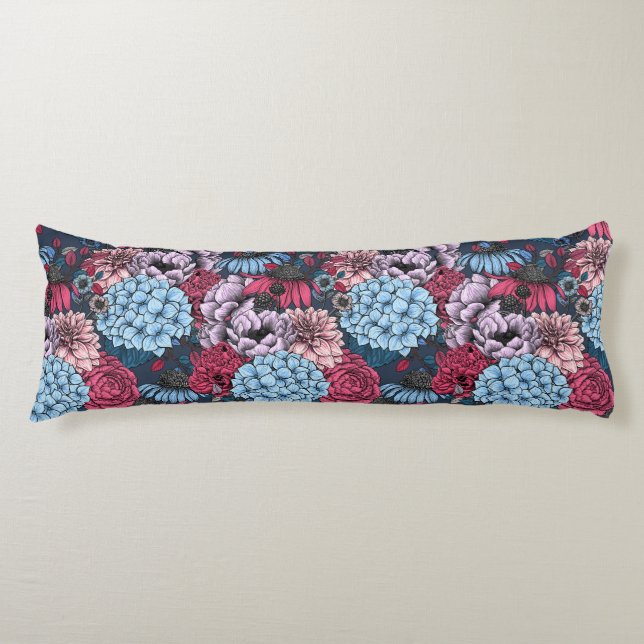 Garden florals body cushion (Front)