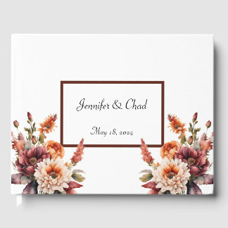 Garden Florals Guest Book