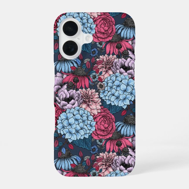 Garden florals iPhone 16 case (Back)