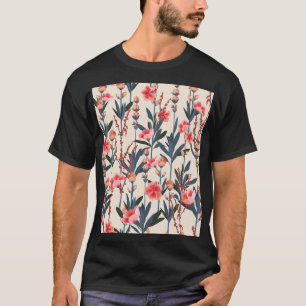Garden Florals: Tropical Botanical Vintage T-Shirt
