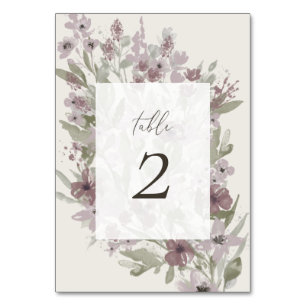 Garden Flourish Table Number