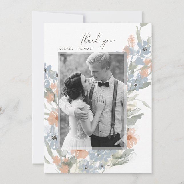 Garden Flourish Thank You Card (Front)