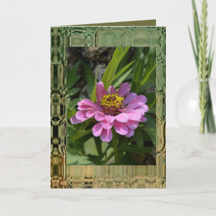Garden Flower Greeting Card-Blank Card