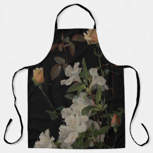 Garden Flowers Apron for Women - Azalea & Roses