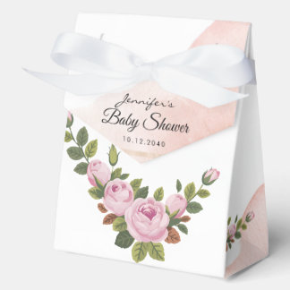 Garden Flowers Baby Shower Favour Boxes