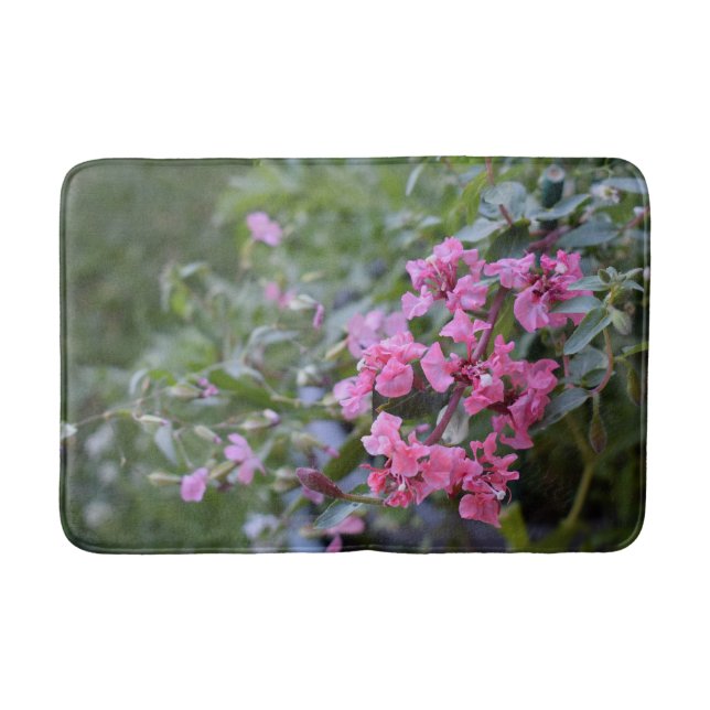 Garden Flowers Bath Mat (Front)