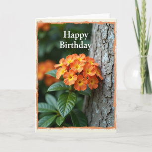 Garden Flowers Birthday Card