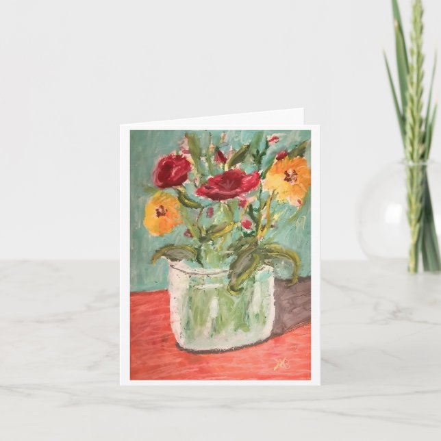 Garden Flowers Card (Front)