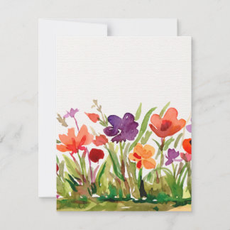 Garden Flowers Card