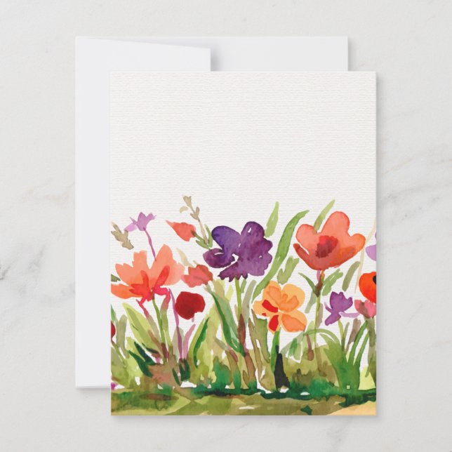Garden Flowers Card (Front)