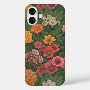 GARDEN FLOWERS iPhone 16 PLUS CASE