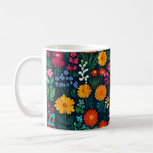 GARDEN FLOWERS COFFEE MUG