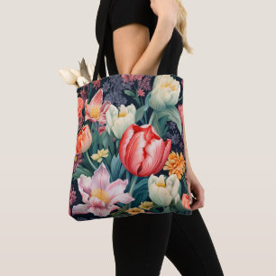 Garden Flowers Colours Tote Bag