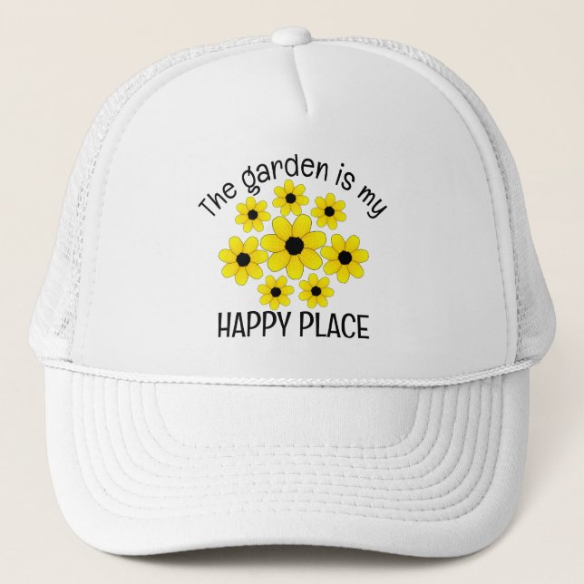 Garden Flowers Design Hat (Front)