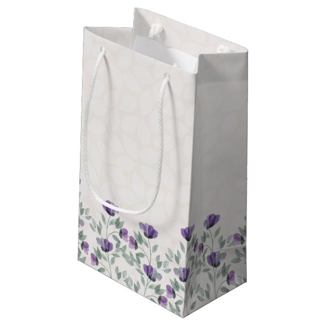 Garden Flowers Gift Bag (Back Angled)