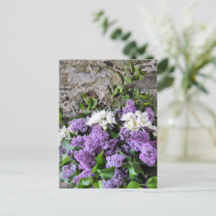 GARDEN FLOWERS POSTCARD