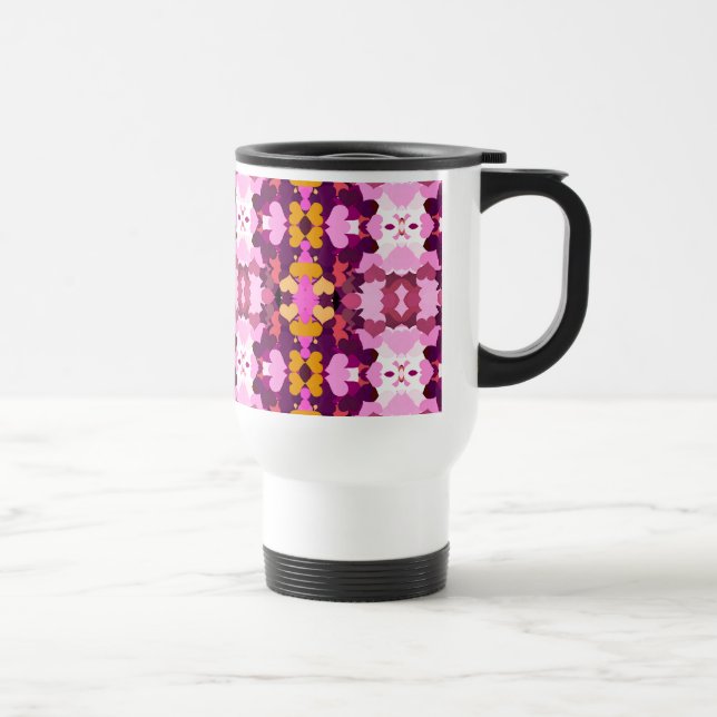 GARDEN FLOWERS TRAVEL MUG (Right)