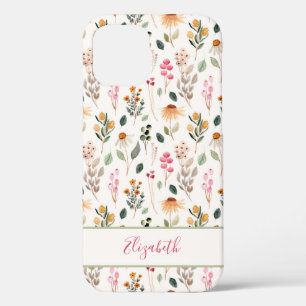 Garden Flowers Unique Pattern iPhone 12 Case