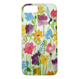 Garden Flowers Watercolor iPhone 7 Case