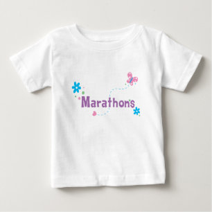 Garden Flutter Marathons Baby T-Shirt