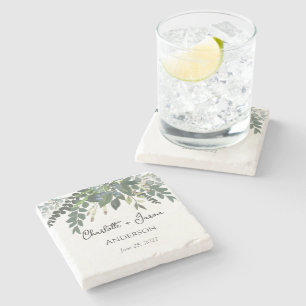 Garden Foliage Nature Greenery                 Stone Coaster