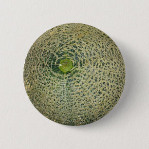 Garden Fresh Cantaloupe 6 Cm Round Badge