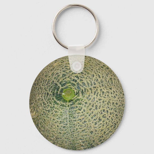 Garden Fresh Cantaloupe Key Ring (Front)
