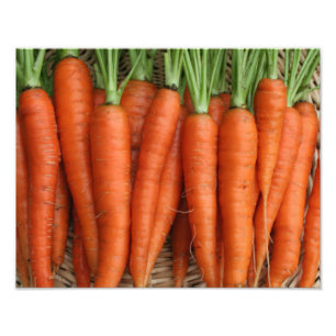 Garden Fresh Heirloom Carrots Photo Print