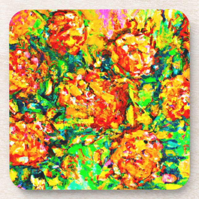 Garden Fresh Patterns Art Coaster (Front)