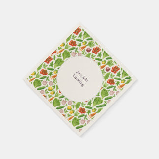 Garden-Fresh Summer Pink  Napkin