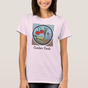 garden fresh vegetables cooking kitchen apparel... T-Shirt