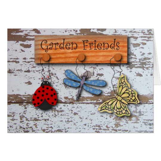 Garden Friends Birthday Card
