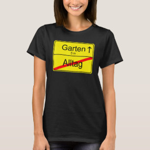 Garden Gardener Allotment Retro Idea Saying T-Shirt