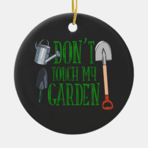 Garden Gardener Gardening Ceramic Tree Decoration