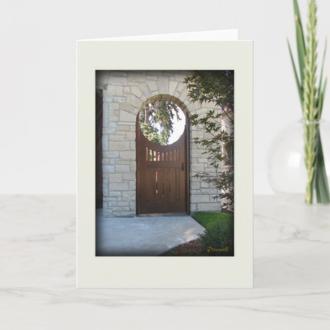 Garden Gate 5-0657 in River Forest, IL. Card (Front)