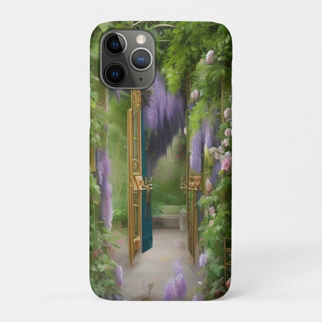 Garden Gate and Wisteria   Case-Mate iPhone Case (Back)