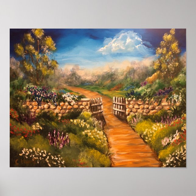 Garden Gate by Celestine poster (Front)