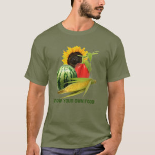 Garden Girl Grow Food / Vegetable Fruit  T-Shirt
