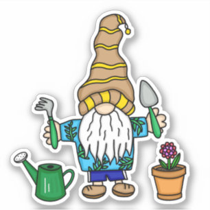 Garden Gnome Cute Hand drawn